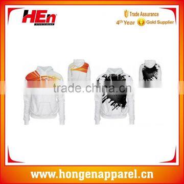 Hongen apparel Custom sublimation hoodies for the fashion sweatshirts