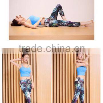 China Supplier Sexy High Elasticity Yoga Pants Womens 2016 Sublimated photo-2