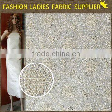 shaoxing textile 2016 Hot selling! poly/ctn jacqaurd fabric,garments fabric,ladies' wearing fabric 230gsm jacquard materials