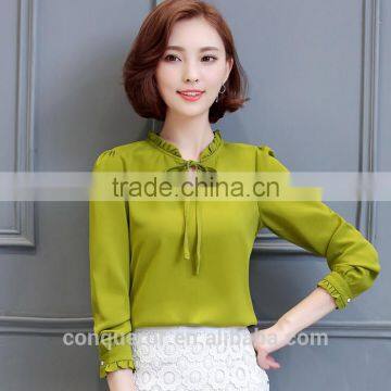 Made to Measure Beautiful Cotton Alim Fit Shirt for Office Women photo-4