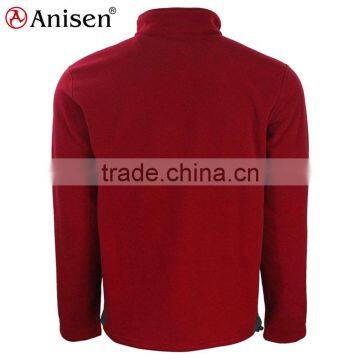 Made in China Zipper-up Casual Wear Xxxxl Red Polar Fleece Women's Coat photo-2