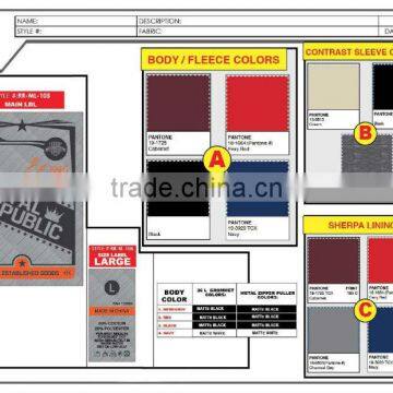 2014 Stock Boys / Mens / Big Mens Polyester Winter Sherpa Lined Fleece Jacket /coat photo-2