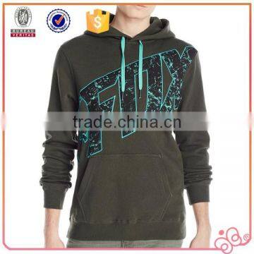 2016 new print custom crewneck fleece sweatshirts for men