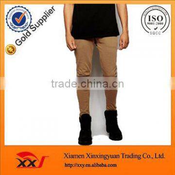 custom super skinny jogger sweatpants blank fashion fitted jogger wholesale jogger pants in tan online shopping
