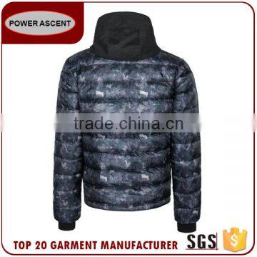 Top Sale Man Camo-Print Hoody Quilting Padded Jacket For Sale photo-4
