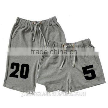 Fashion Trendy Custom 100% Cotton Printed Couple Beach Shorts Factory photo-5