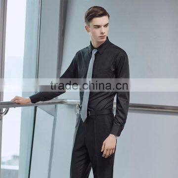China Casual Custom Made Fashion Men Cheap Long Sleeve Dress Shirts photo-4