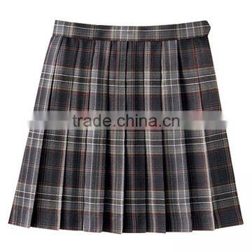 China Wholesales Skirts Short Plain Checked Girl School Uniform Skirt photo-6
