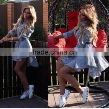 Women Clothing Latest Fashion Dress Design Crochet Lace Causal Sun Dresses