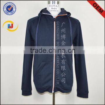 2015 New design! Cotton black color china factory custom hoodies for men