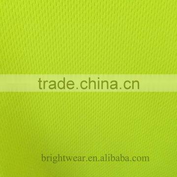 ANSI 100% Polyester Short Sleeve Reflective Birdeye Mesh Silk Screen Printing Security T-shirt