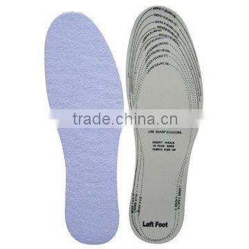 Soft three layers shock absorption massage latex shoe insole