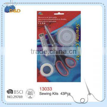 Hot china products wholesale sewing kit with sewing caddy