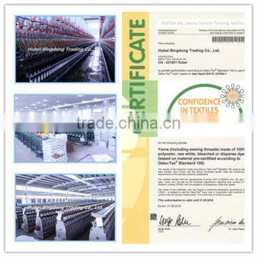 High Quality 100% Cheapest Fiber Sinopec Yizheng Ring Spun Polyester Yarn photo-5