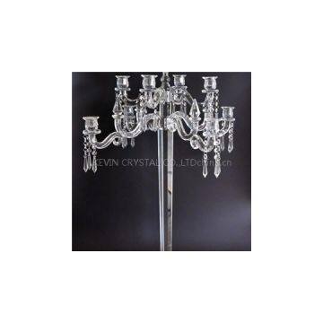 Crystal Candelabra For Wedding Centerpiece