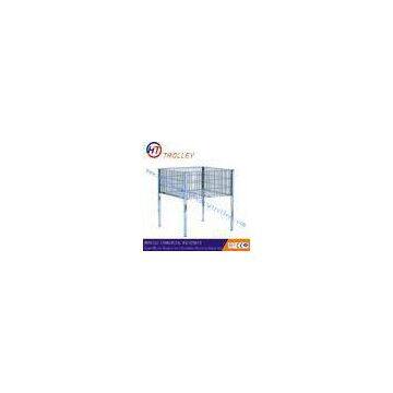 Promotion Wire Cage Sample Display Racks With Legs For Shopping Center