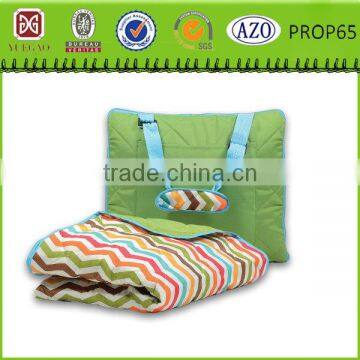 O/A Payment available Flame retardant picnic use quilted cotton blanket