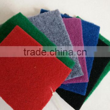 China laiwu manufacturer 100% polyester fiber exhibition carpet