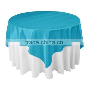 Cheap Wedding Table Linen Satin Table Overlay