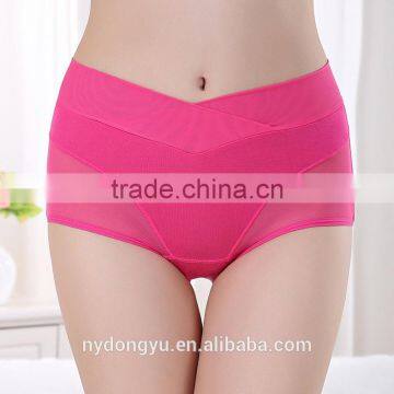 peach high bamboo fiber period briefs panties/zdm breathable 10 color period panties underwear