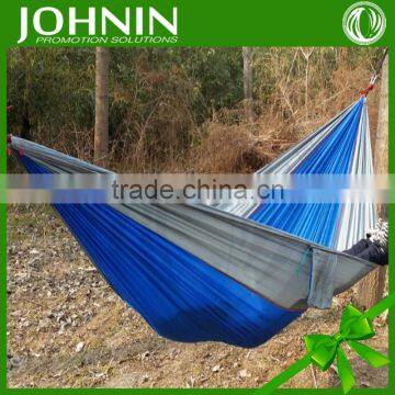 new design best sell high quality factory directly sales two color polyester fabric stitched outdoor camp hammock