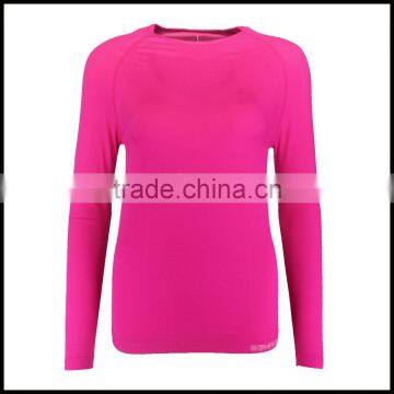 W15-ACC-W-02-C Pink Cheap Seamless Therma Sports Inner Wear Winter