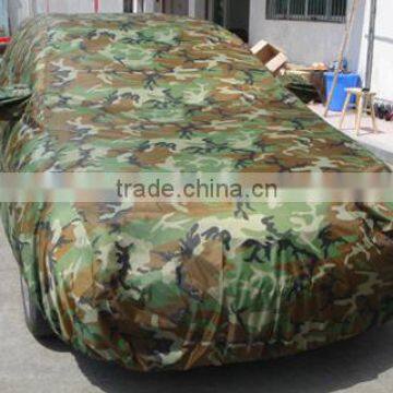 high quality univeral Chian wholesale 190T camouflage car cover