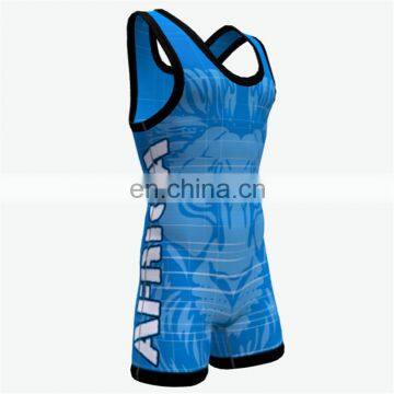 Sublimated Customized Wrestling Singlet