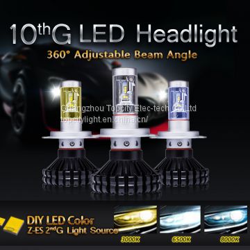 Factory offer auto LED lights 9005 9006 H10 60W LED headlight waterproof