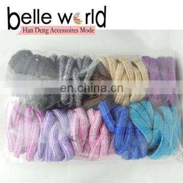 Bulk Candy Color Stylish fashion Elastic Hair Ties Band Rope Ponytail