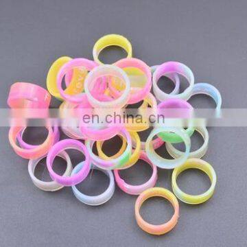 Fashion Couples Ring Candy Color Glow In The Dark Ring Hand Ring Silicone Elastic Rope photo-3