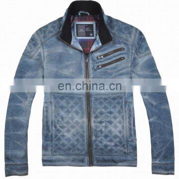 Latest Fashion Spring Thin Padded Handsome Moto Men Cotton Jacket