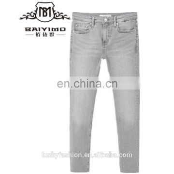 2016 Baiyimo crop style women skinny fit denim jeans bulk wholesale