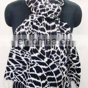 2015 silk pashmian wool printed scarfs