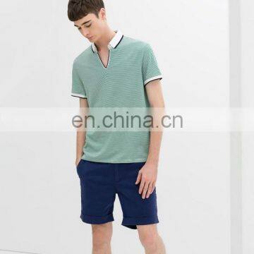 Wholesale High Quality Guangzhou Clothing Polo T-shirts Custom StripeTshirts Polo