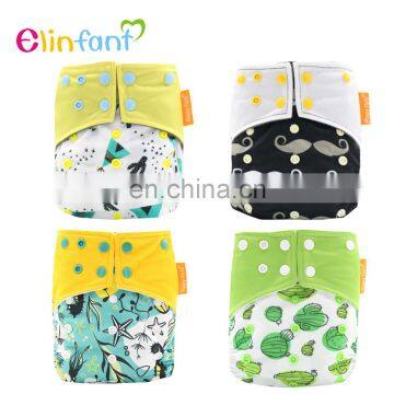 Elinfant Baby Cloth Diaper manufacturers Reusable washable bamboo charcoal inner cloth diaper