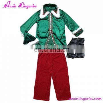 Drop Free Shipping Green Winter Women Christmas Elf Costumes photo-2