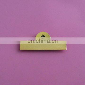 gold plated hotel staffs name tag custom strong magnet name badge