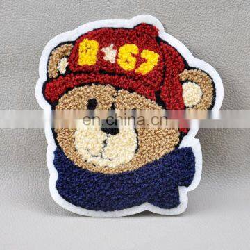 Hot sale emoji chenille embroidered clothing patch