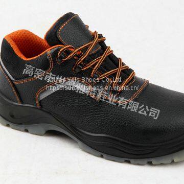 New fashionable genuine leather safety boots safety shoes with steel toe