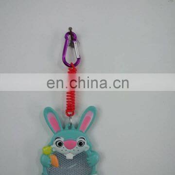 3D Reflective soft keychains with customer shapes en13356 standard