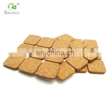 adhesive backing selg- glue dots cork protector pad sticky round furniture cork protective pad