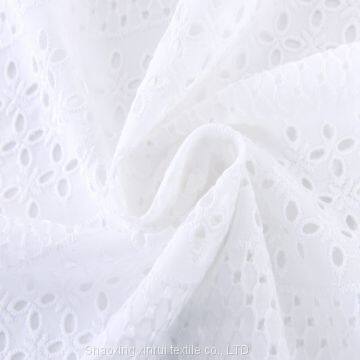 embroidered cotton dress fabric for dresses