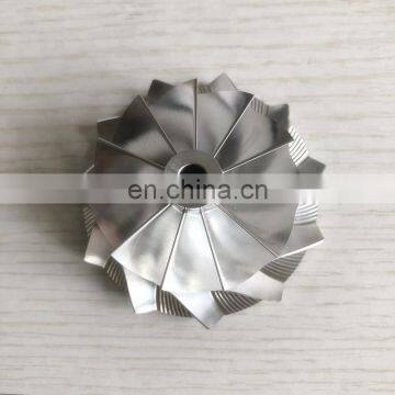 GT28 47.10/63.40mm 11+0 Blades 55812/3712-0001bore:5.99mm Turbo Billet/milling Compressor Wheel for 816365-0001/446179-0093