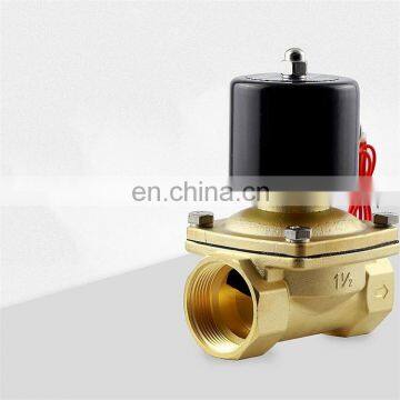 Brass water solenoid valve 1 1/2 inch