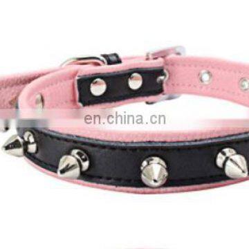 Single Row Anti-bite Rivet Pet Leather Collar Leash Training Dog Pulling Rope Pet Neck Chain Pet Supplies photo-5