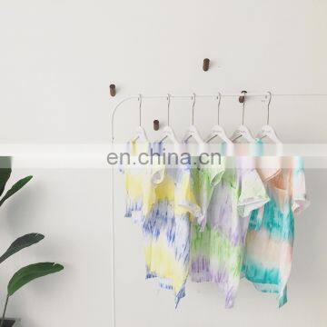 Girl Fashion Summer Cotton Tie Dye T-shirt From China photo-3