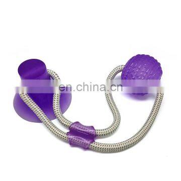2021 Hot Selling Indestructible Dog Chew Toy Tug War Toy Suction Cup Ball Interactive Toy for Dog photo-3
