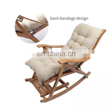 Custom Cotton Fabric Sun Lounguer Cushion Rocking Chair Outdoor Bench Garden Rattan Chair Wooden Sofa Cushion Pillow photo-6