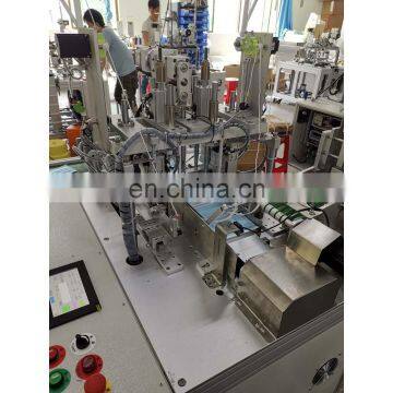 High Speed Fully Automatic Four Point Full Servo Automatic Earloop Welding Machine With Feeder for Nonwoven Masks photo-6
